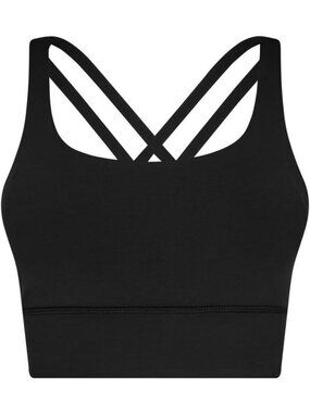 Medium Support Energy Bra for B-D Cups, Black, Size 4 - Perfect for Activewear!